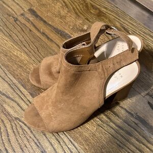 A New Day Brown Heeled Shoes with Block Heel